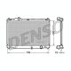 DRM51008 - Радиатор охлаждения двигателя Lexus GS (709x400x16мм) Denso