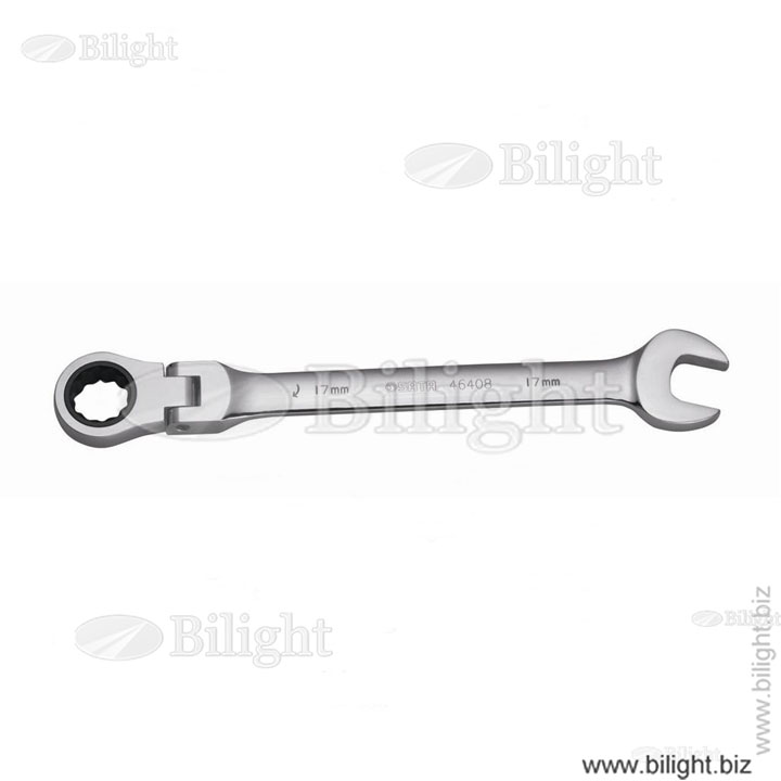 46412 - Ключ комбинированный (метрический, с трещоточным механизмом, с шарниром свободным) Размер 21мм. - SATA-Tool Open Stock